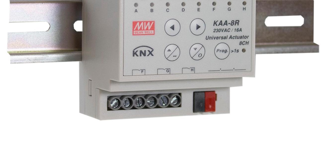 8-kanals relæ-kontakt til KNX data sikkerhedssystem 8-kanals relæ-kontakt til KNX data sikkerhedssystem